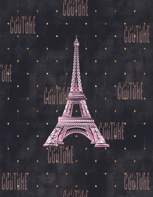 Eiffel Tower Vinyl Panel