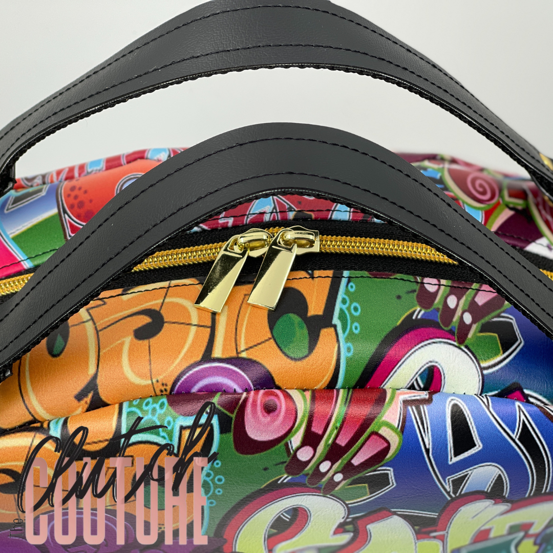 Gratifying Graffiti Bowler Bag